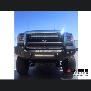 GMC Sierra 1500 Stealth Front Non-Winch Bumper Pre-Runner Guard - Raw Steel - (2014-2015)